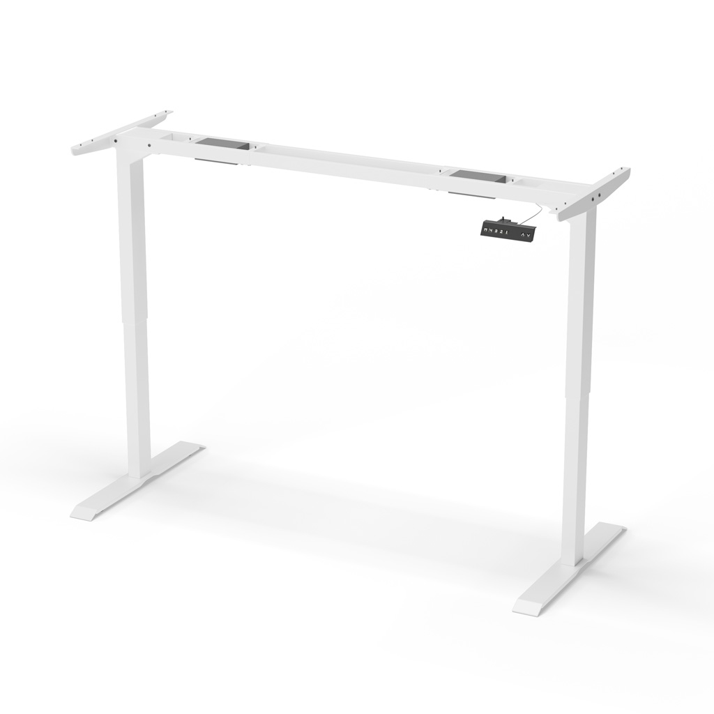 Standable table frame white high