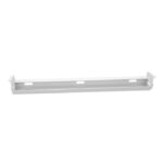 Standing desk cable tray white