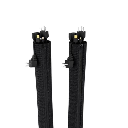 Standing desk cable tube Set of 2 black