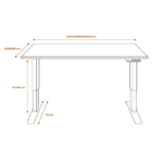 Standable Dimensioni della scrivania