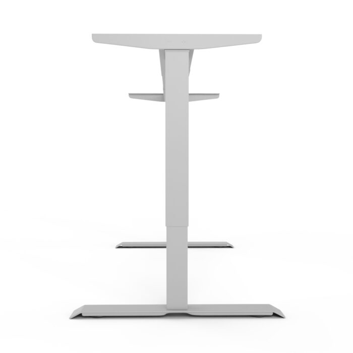 Standable Desk Tischgestell grau Seitenansicht