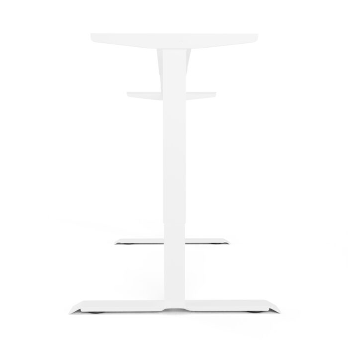 Standable Desk Tischgestell weiss Seitenansicht