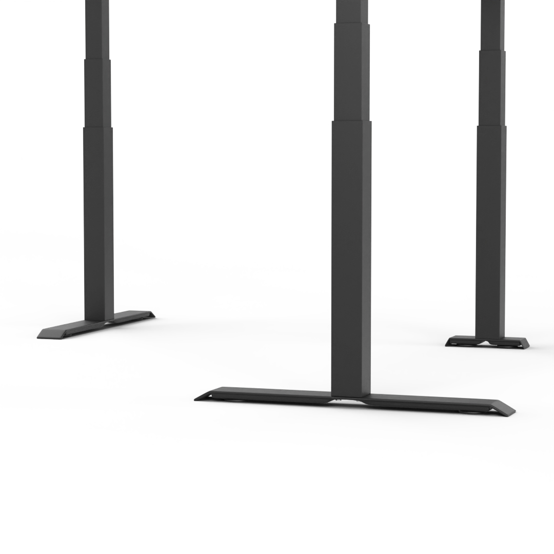Standable L-Shape table frame feet