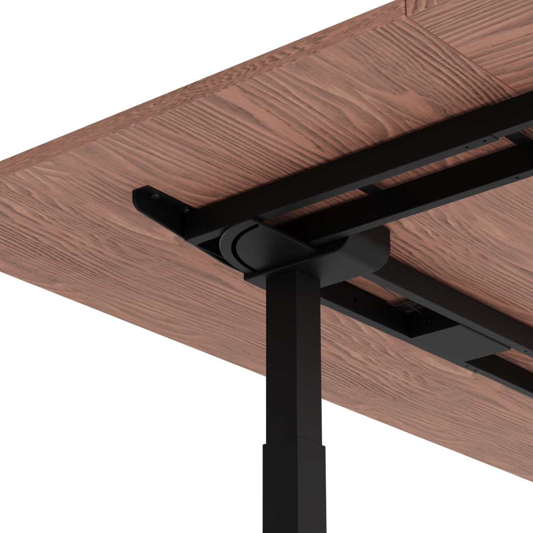 Standable L-Shape desk angle