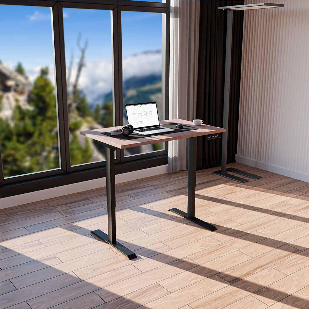 Electric height adjustable desk laptop