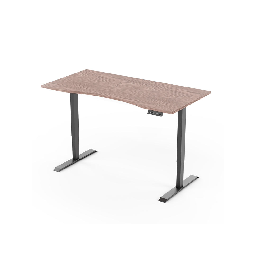 Height adjustable desk CURVED